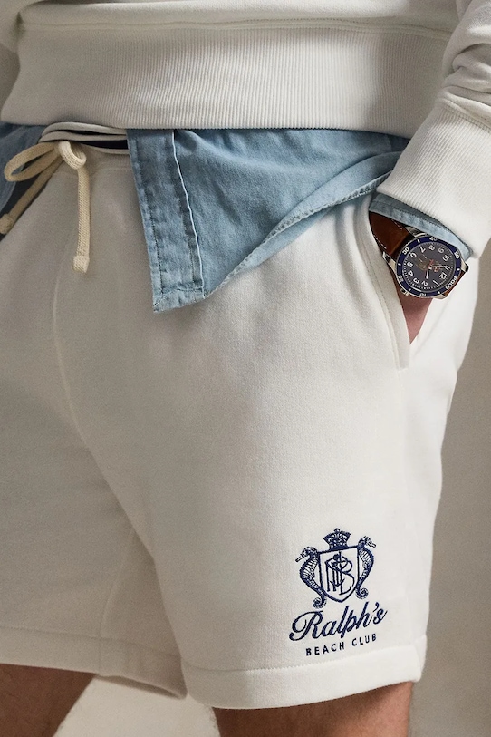 Polo Ralph Lauren σορτς Ανδρικά με βαμβάκι γκρί 710B14578