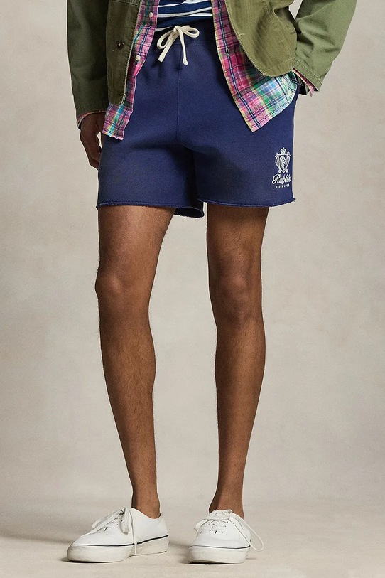 Polo Ralph Lauren σορτς Ανδρικά με βαμβάκι σκούρο μπλε 710B14578