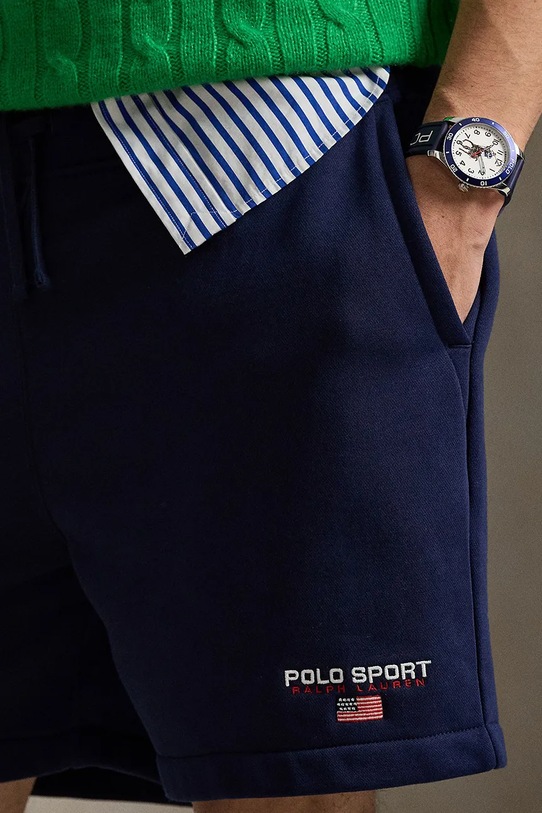 Šortky Polo Ralph Lauren tmavomodrá 710B14763