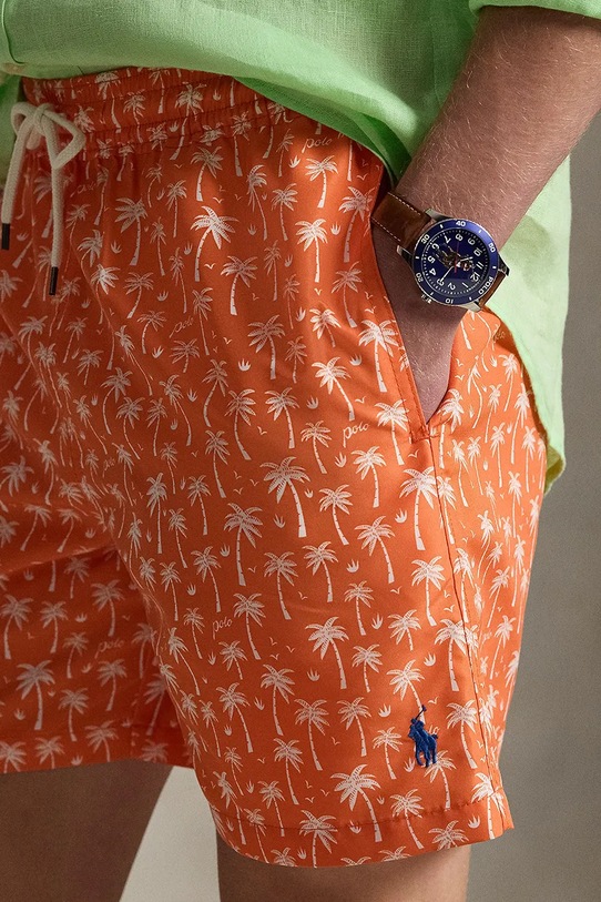 Polo Ralph Lauren szorty męskie pomarańczowy 710963828