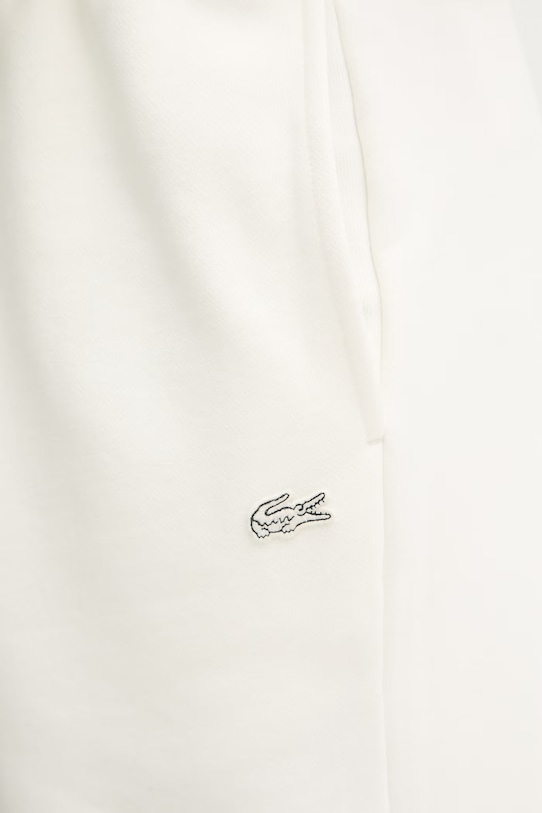 Lacoste szorty dresowe męskie bawełniane GH1903 biały