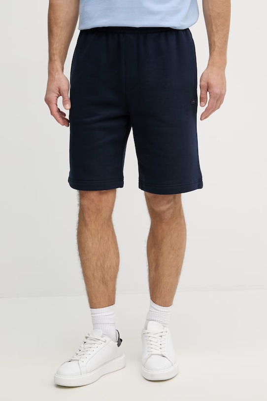 Lacoste pantaloni scurți de trening pentru bărbați, din bumbac bleumarin GH1903