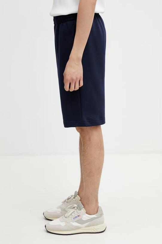 Lacoste szorty dresowe bawełniane męskie GH1903 granatowy SS26