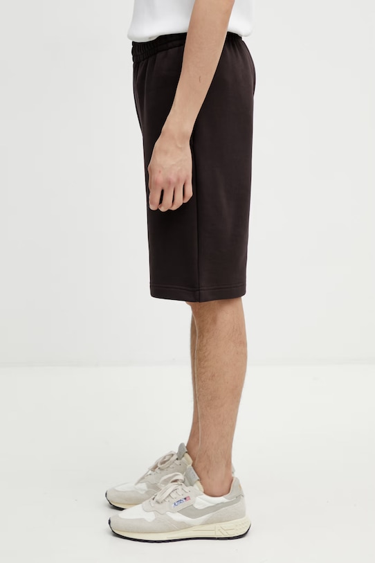 Lacoste szorty dresowe męskie bawełniane GH1903 brązowy SS26