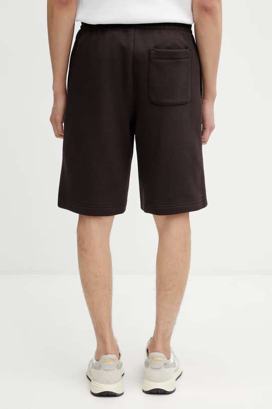 Odzież Lacoste szorty dresowe męskie bawełniane GH1903 brązowy