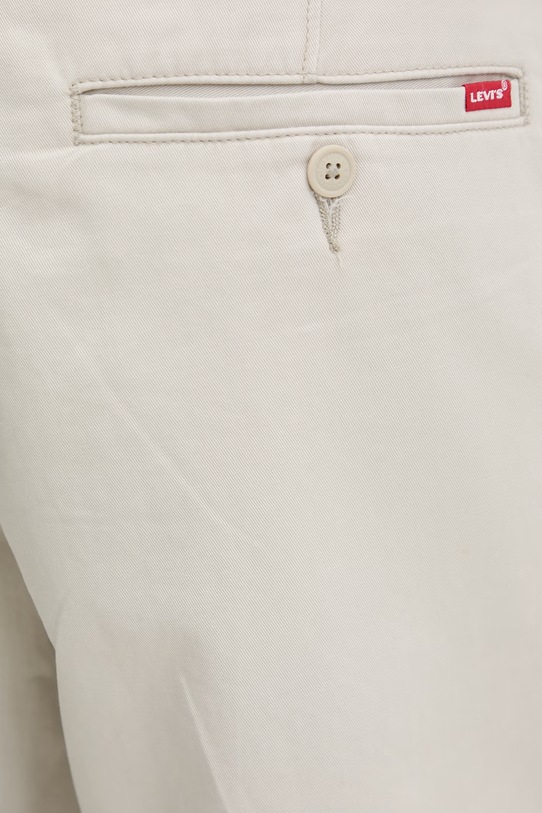 Levi's szorty bawełniane BAGGY PLEATED szary 0057P