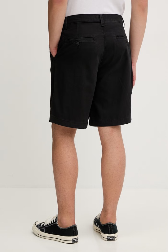Odzież Levi's szorty bawełniane BAGGY PLEATED 0057P czarny