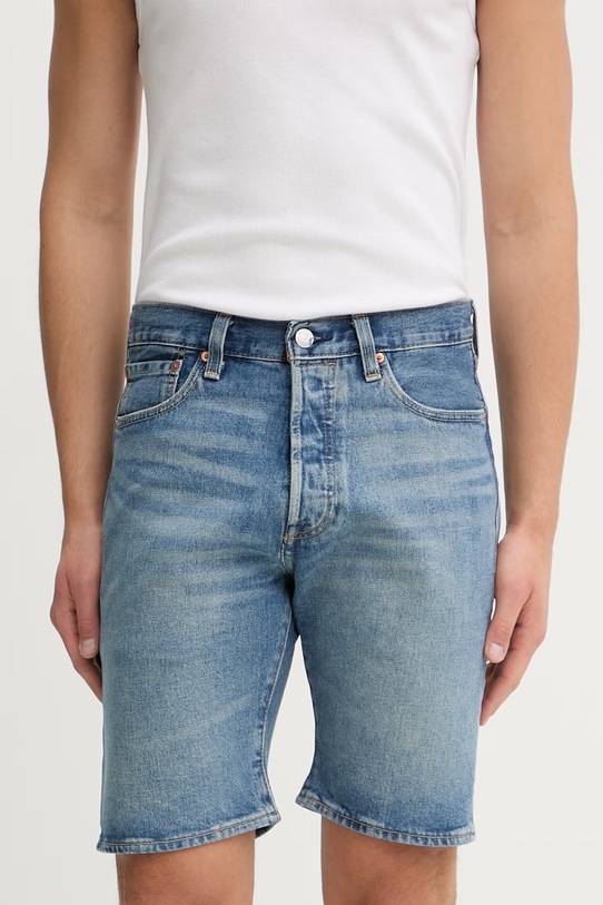 Levi's szorty jeansowe 501® ORIGINAL z elastanem niebieski 36512.0281