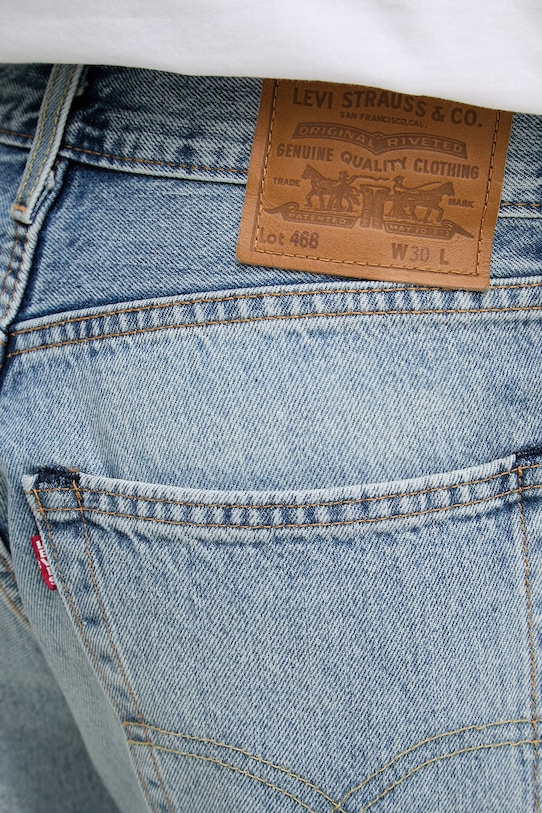 Дънков къс панталон Levi's 468 LOOSE син A8461.0039