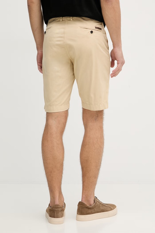 Odzież Karl Lagerfeld szorty chino męskie bawełniane z elastanem 562802.265320 beżowy