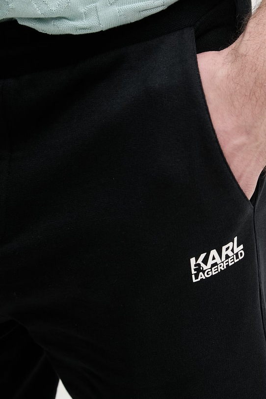 Karl Lagerfeld szorty dresowe męskie bawełniane granatowy 562917.705783