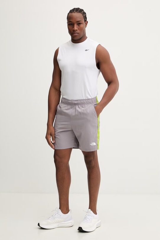 The North Face szorty sportowe męskie 24/7 NF0A8BEQM9J1 szary SS26