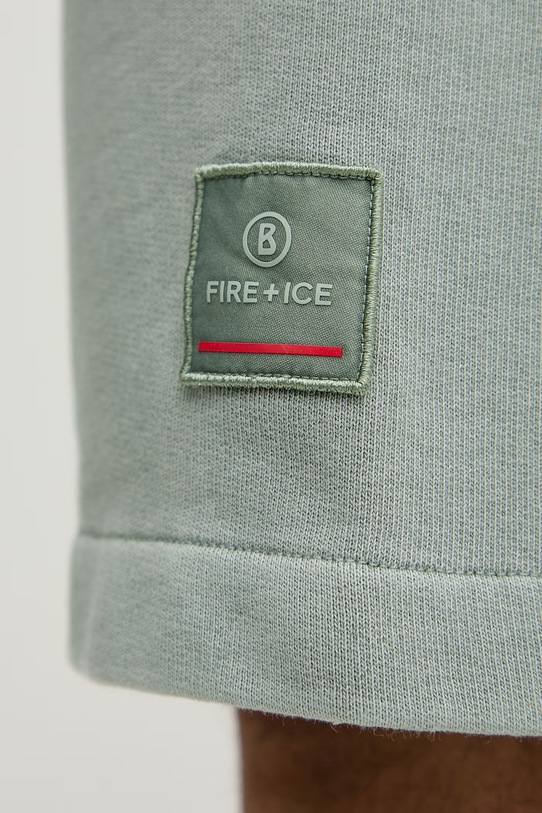 BOGNER Fire+Ice szorty dresowe męskie bawełniane IUSEPH zielony 14349609