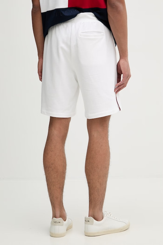 Oblečenie Tommy Hilfiger teplákové šortky pánske bavlnené MW0MW42883 biela