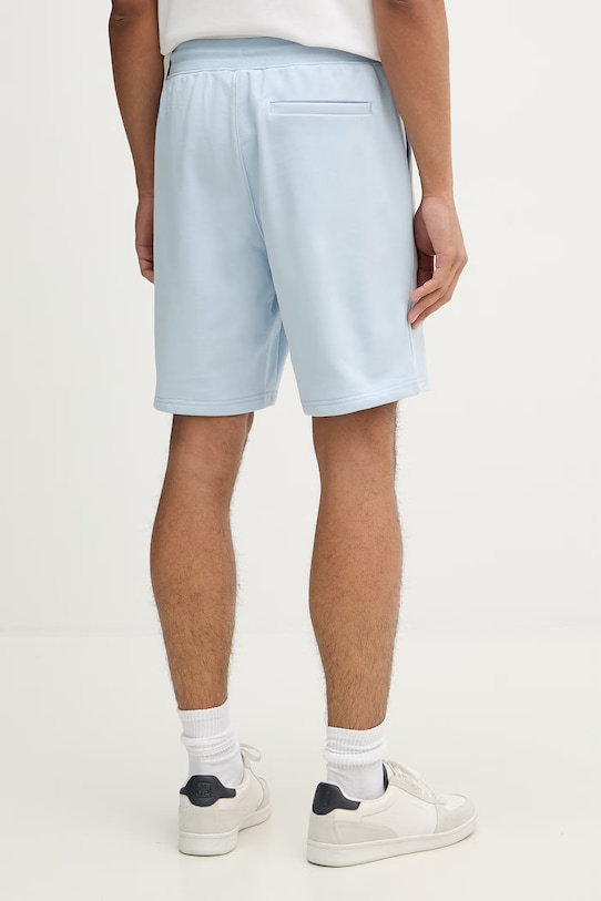 Odzież Tommy Hilfiger Szorty dresowe męskie bawełniane MW0MW43068 niebieski