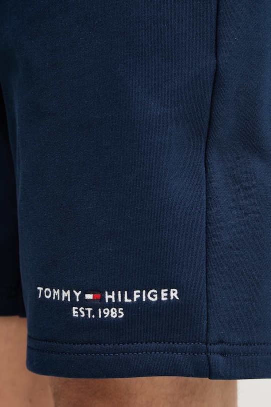 Tommy Hilfiger szorty dresowe męskie bawełniane granatowy MW0MW43068