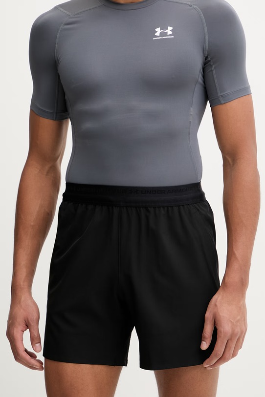Under Armour szorty treningowe Vanish Elite z elastanem czarny 6009868