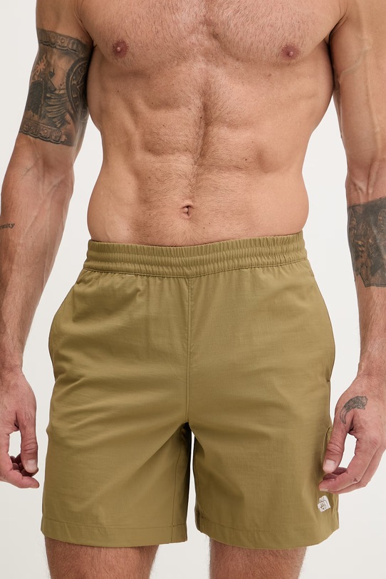 The North Face спортен къс панталон мъжки Class V Pathfinder NF0A8B5T2EL1 зелен SS26