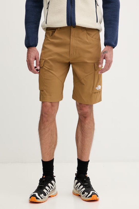 The North Face Exploration Cargo szorty trekkingowe męskie brązowy NF0A8EC71731