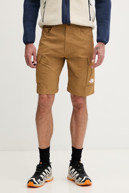 The North Face Exploration Cargo szorty trekkingowe męskie brązowy NF0A8EC71731