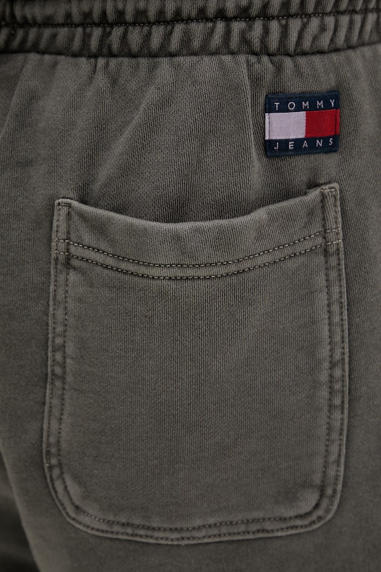 Tommy Jeans szorty dresowe męskie bawełniane szary DM0DM22696