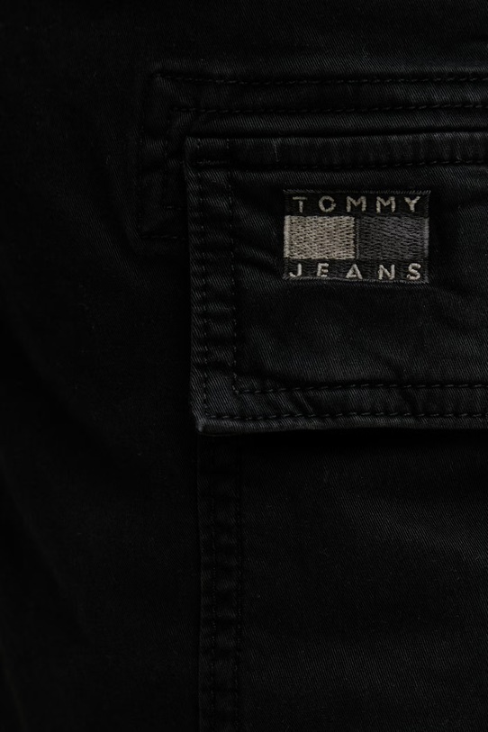 Tommy Jeans szorty cargo męskie z bawełną czarny DM0DM22831