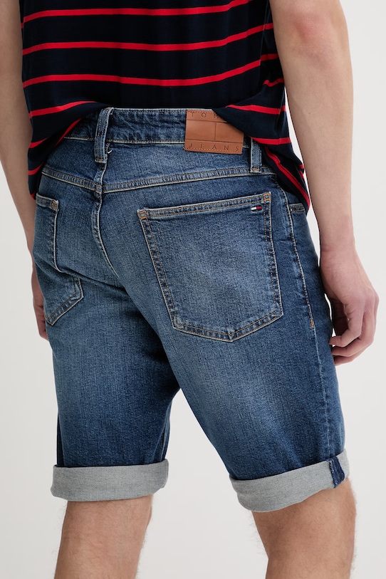 Odzież Tommy Jeans szorty męskie jeansowe DM0DM22980 granatowy