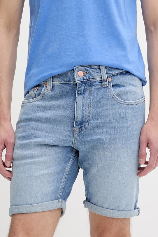 Tommy Jeans szorty męskie jeansowe niebieski DM0DM22981