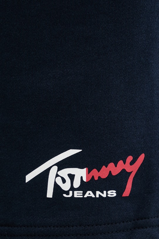 Odzież Tommy Jeans szorty dresowe męskie bawełniane DM0DM23017 granatowy