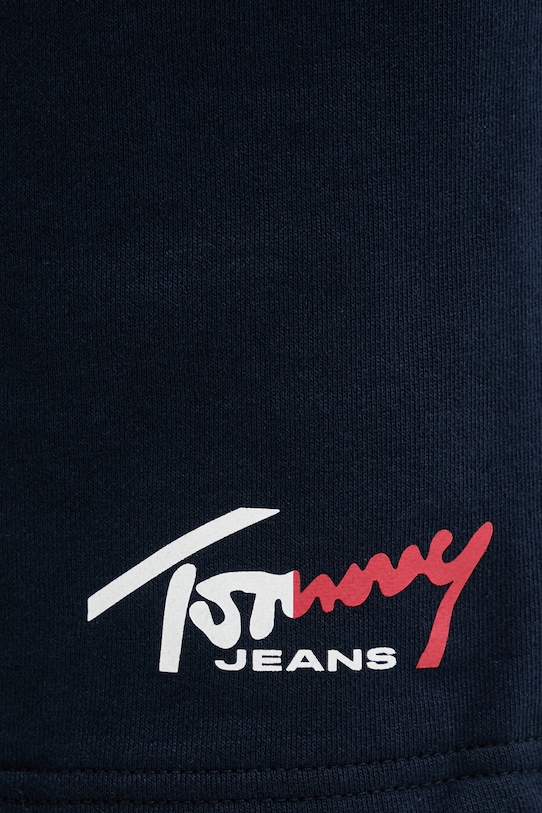 Tommy Jeans szorty dresowe męskie bawełniane granatowy DM0DM23017