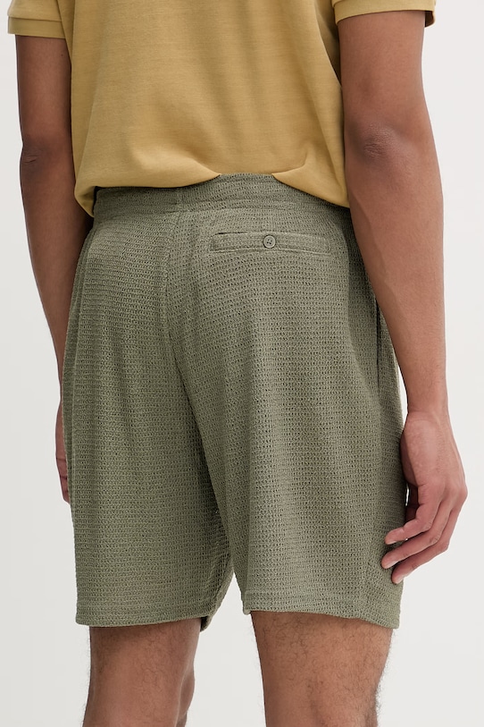 Odzież Calvin Klein szorty męskie z wiskozą LV00NM2987 zielony