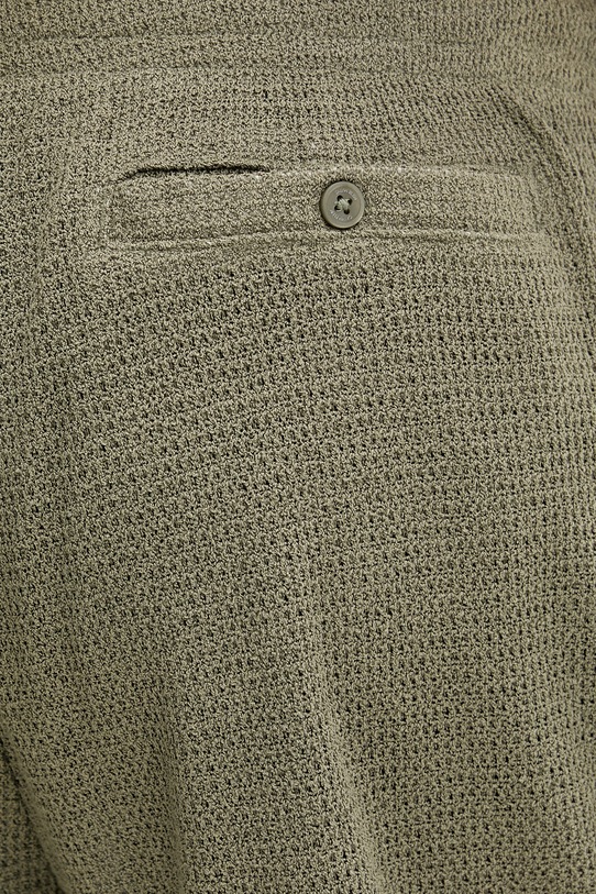 Calvin Klein szorty męskie z wiskozą zielony LV00NM2987