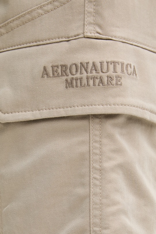 Aeronautica Militare szorty cargo męskie beżowy BE0285UCT04301