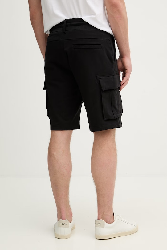 Odzież Aeronautica Militare szorty BF0031UF00674 czarny