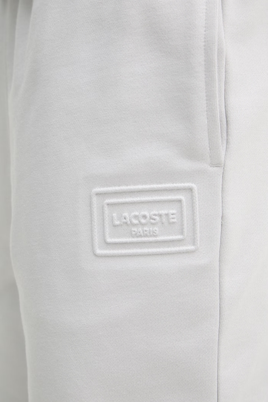 Lacoste pantaloni scurți de trening pentru bărbați, din bumbac GH0788 gri