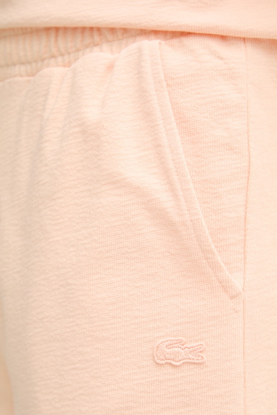 Lacoste pantaloni scurți de trening pentru bărbați, din bumbac portocaliu GH1973