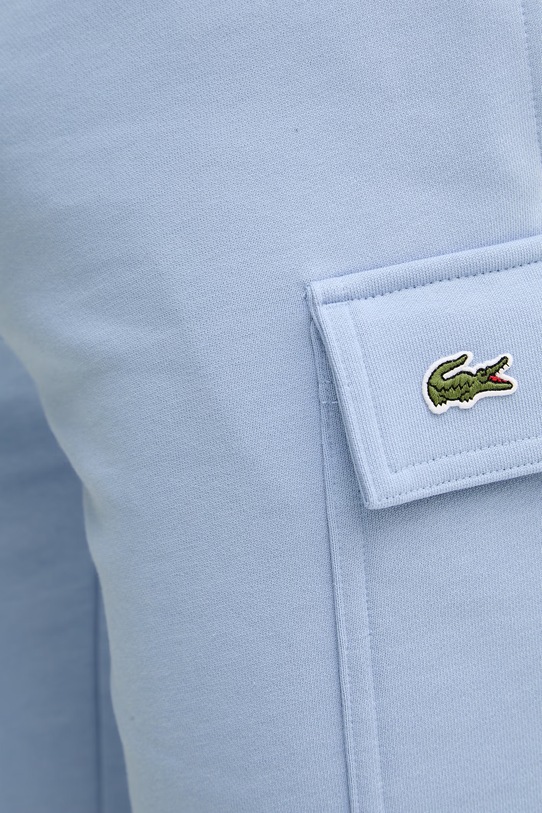 Lacoste szorty bawełniane niebieski GH9743