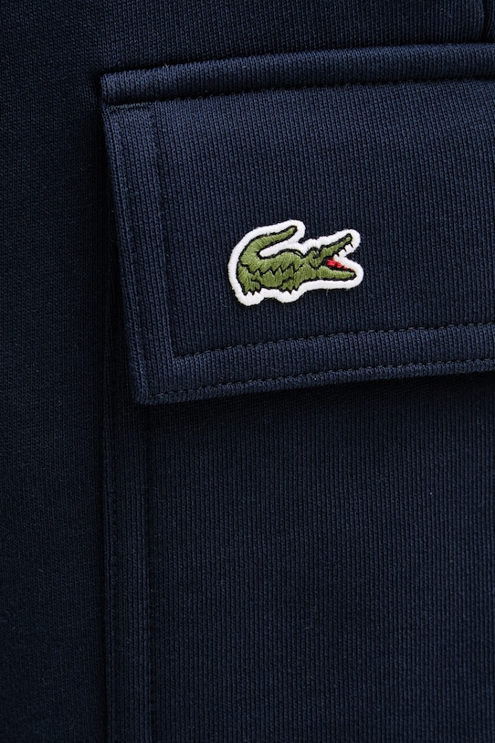 Lacoste szorty dresowe męskie bawełniane granatowy GH9743