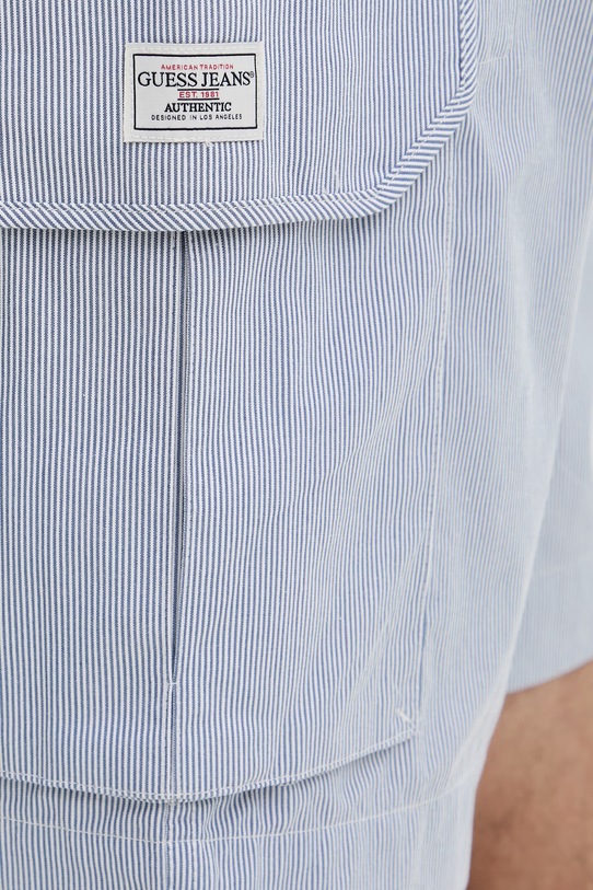 Guess Jeans szorty męskie bawełniane niebieski M6GD30.WO361