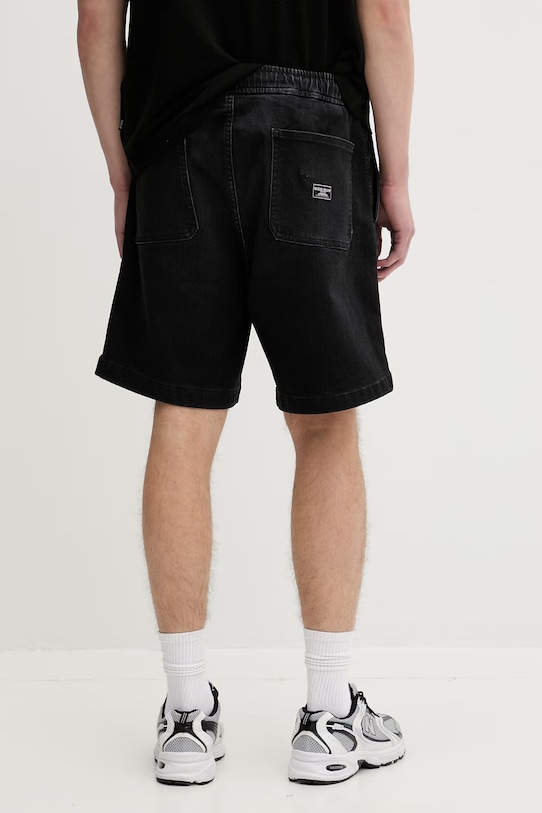 Oblečenie Guess Jeans šortky pánske M6GD35.D8003 čierna