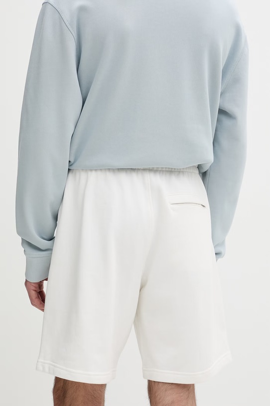 Odzież Guess Jeans szorty dresowe męskie bawełniane M6GD49.KCPR1 beżowy