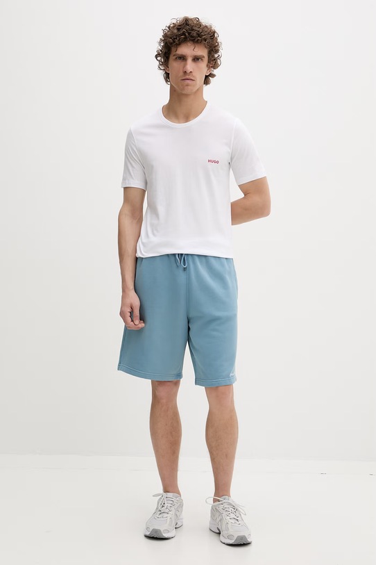 Guess Jeans szorty dresowe męskie bawełniane M6GD49.KCPR1 niebieski SS26