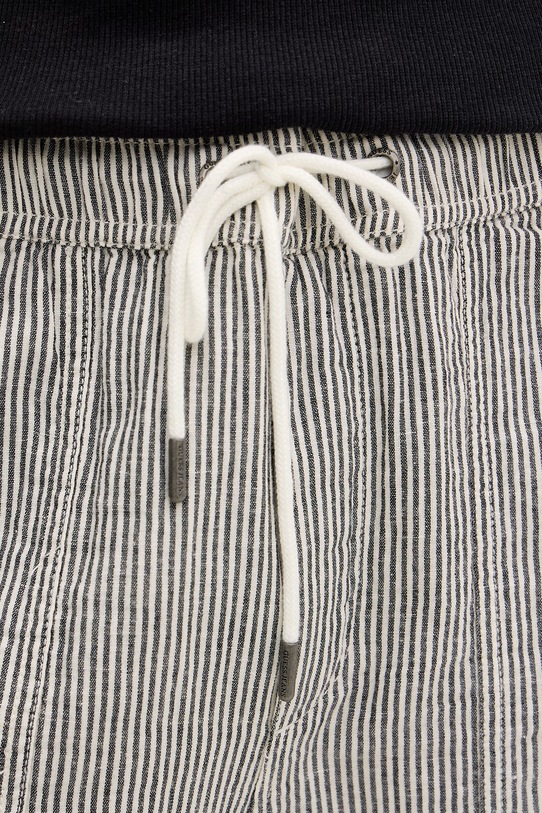 Guess Jeans szorty męskie z domieszką lnu szary M6GD56.WO551