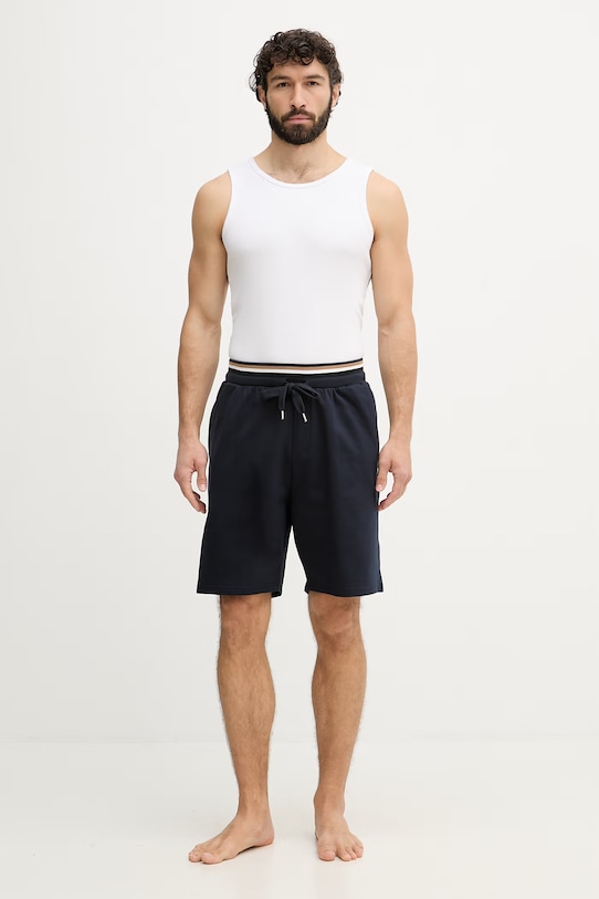 BOSS šortky pánske bavlnené 50561493 tmavomodrá SS26