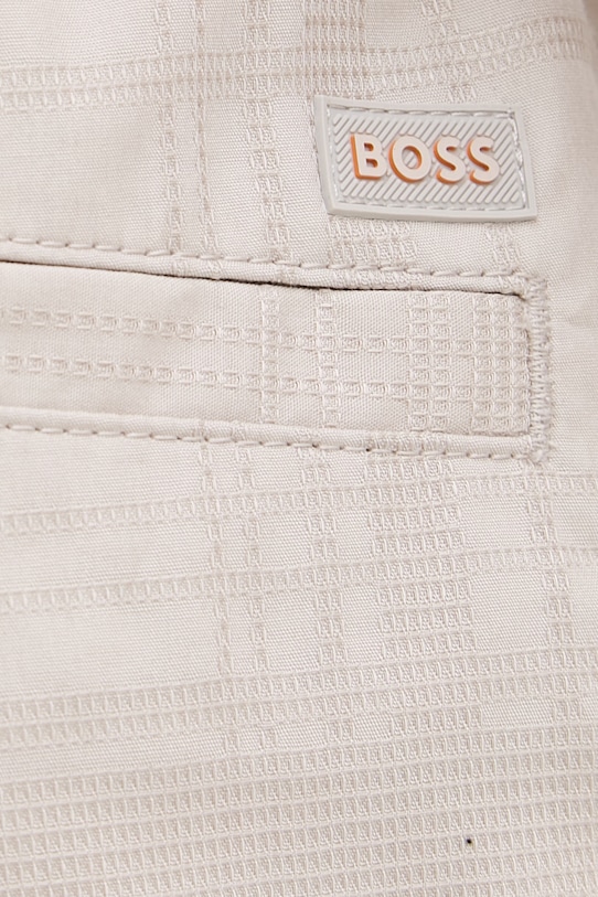 BOSS Orange chino šortky pánské bavlněné béžová 50559371