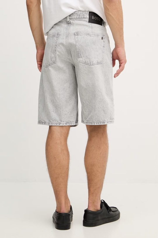 Одежда BOSS Orange шорты для мужчин из хлопка 50557460 серый