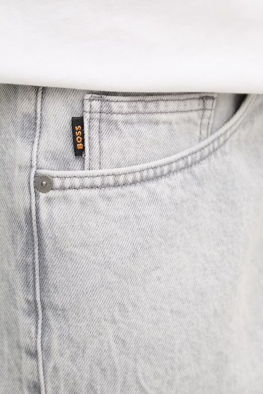 BOSS Orange шорты для мужчин из хлопка 50557460 серый