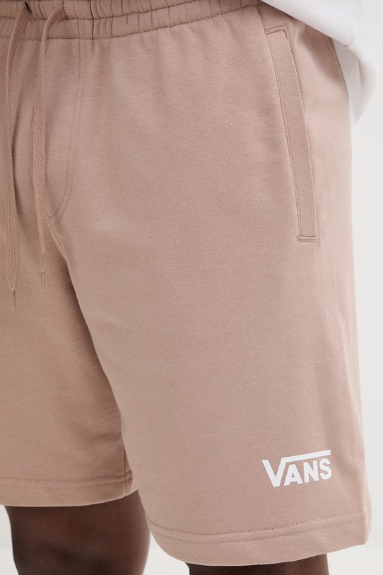 Vans szorty dresowe męskie bawełniane beżowy VN000W16E2V1
