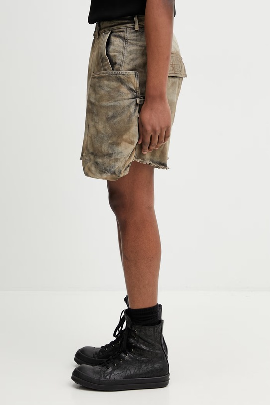 Rick Owens DRKSHDW Stefan Cargo šortky rifľové pánske DU01F4358.DST hnedá SS26