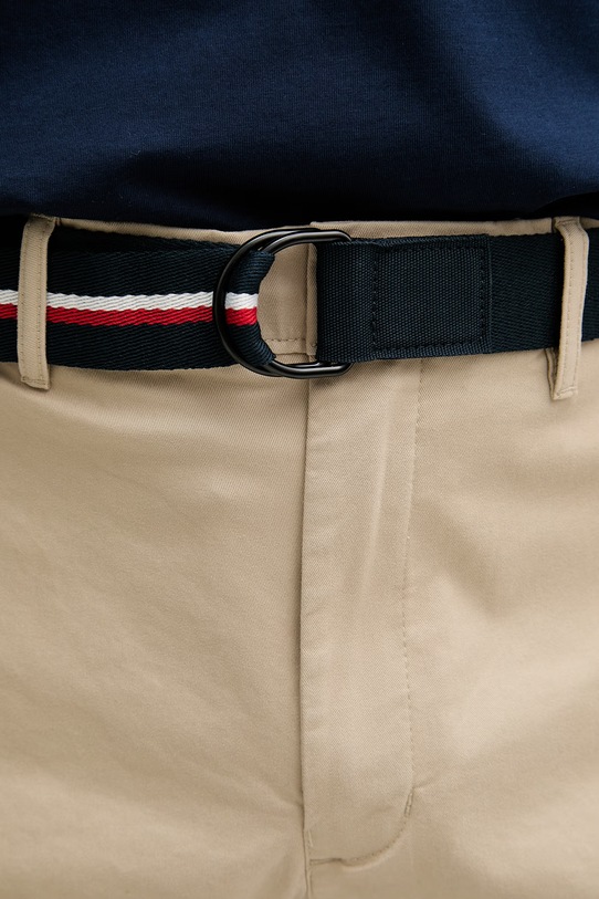 Tommy Hilfiger šortky pánské bavlněné s elastanem béžová MW0MW42349